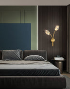 Crystal Diamond Torch Wall Sconce