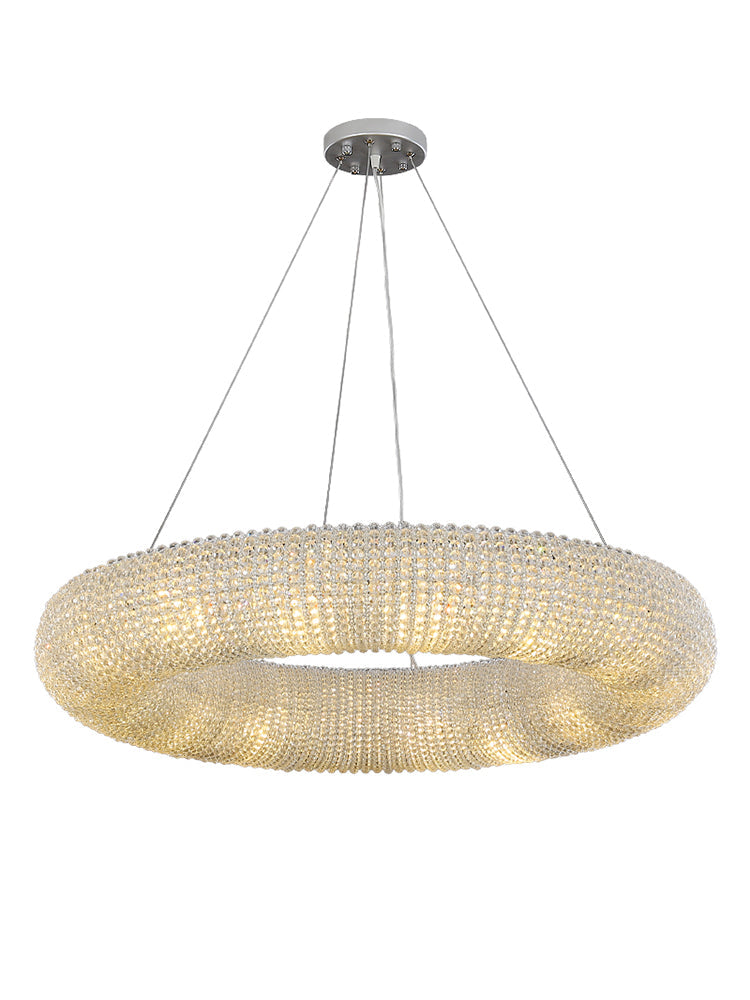 Golden Cloud Ring Chandelier