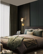 Crystal Diamond Torch Wall Sconce