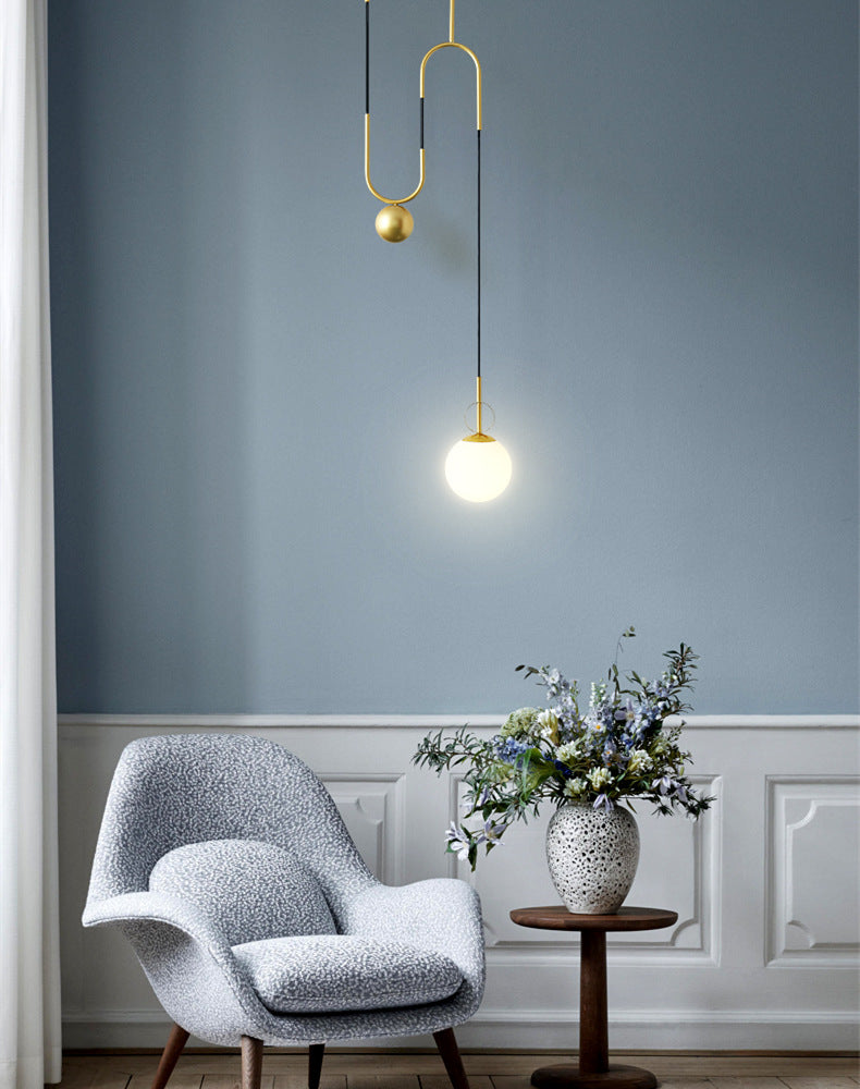 Frosted Glass Stretchable Chandelier