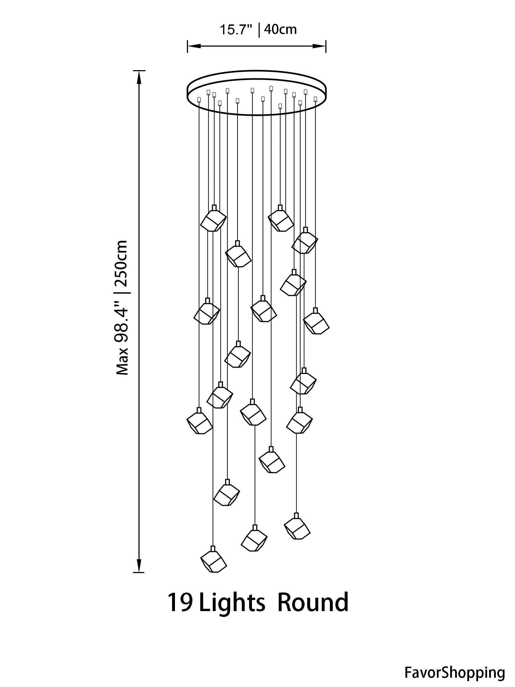 Ice Cube Transparent Crystal Chandelier For High Ceiling And Large Entryway