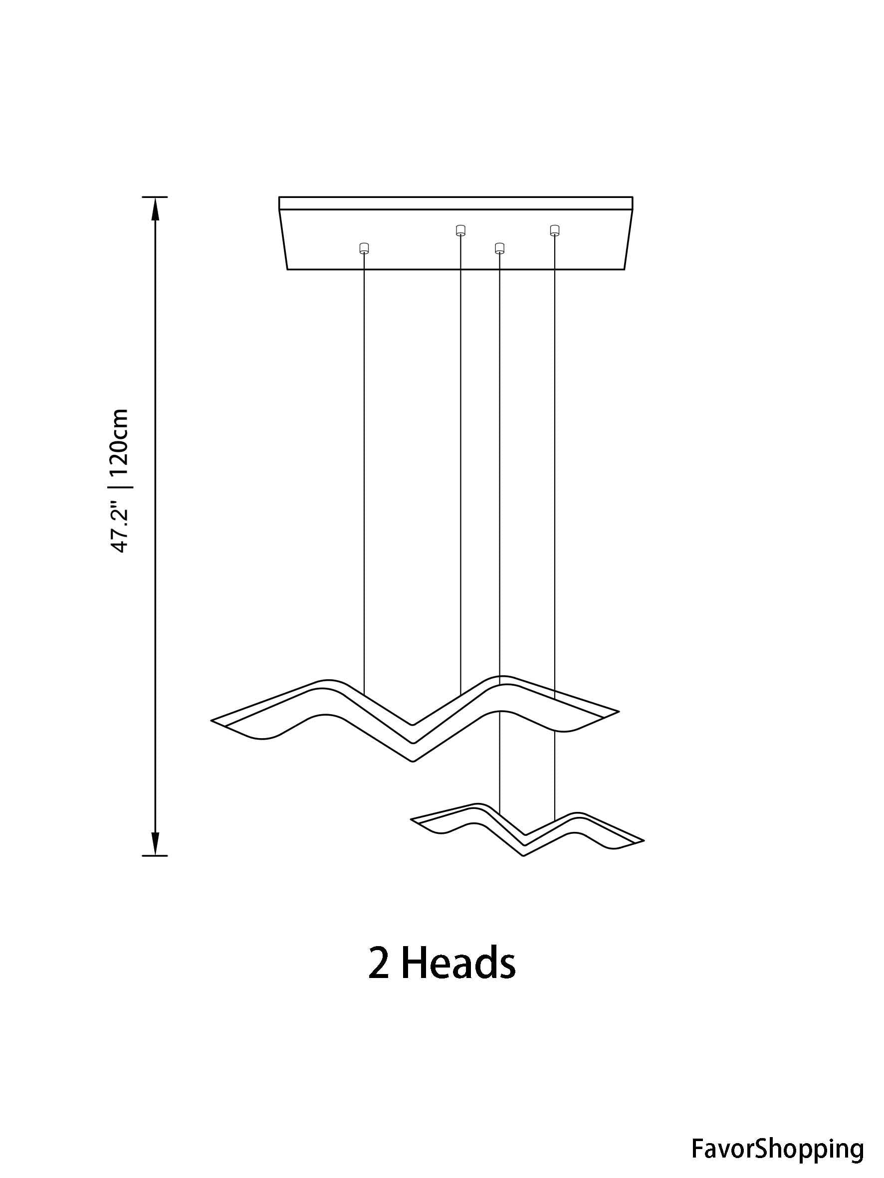 Freedom Petrel LED Chandelier For Modern Home Office