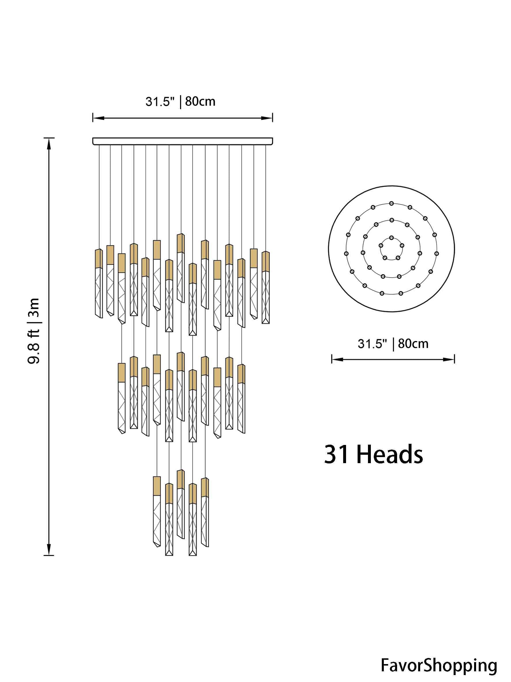 Icicle Crystal Cluster Modern Chandeliers For Foyer