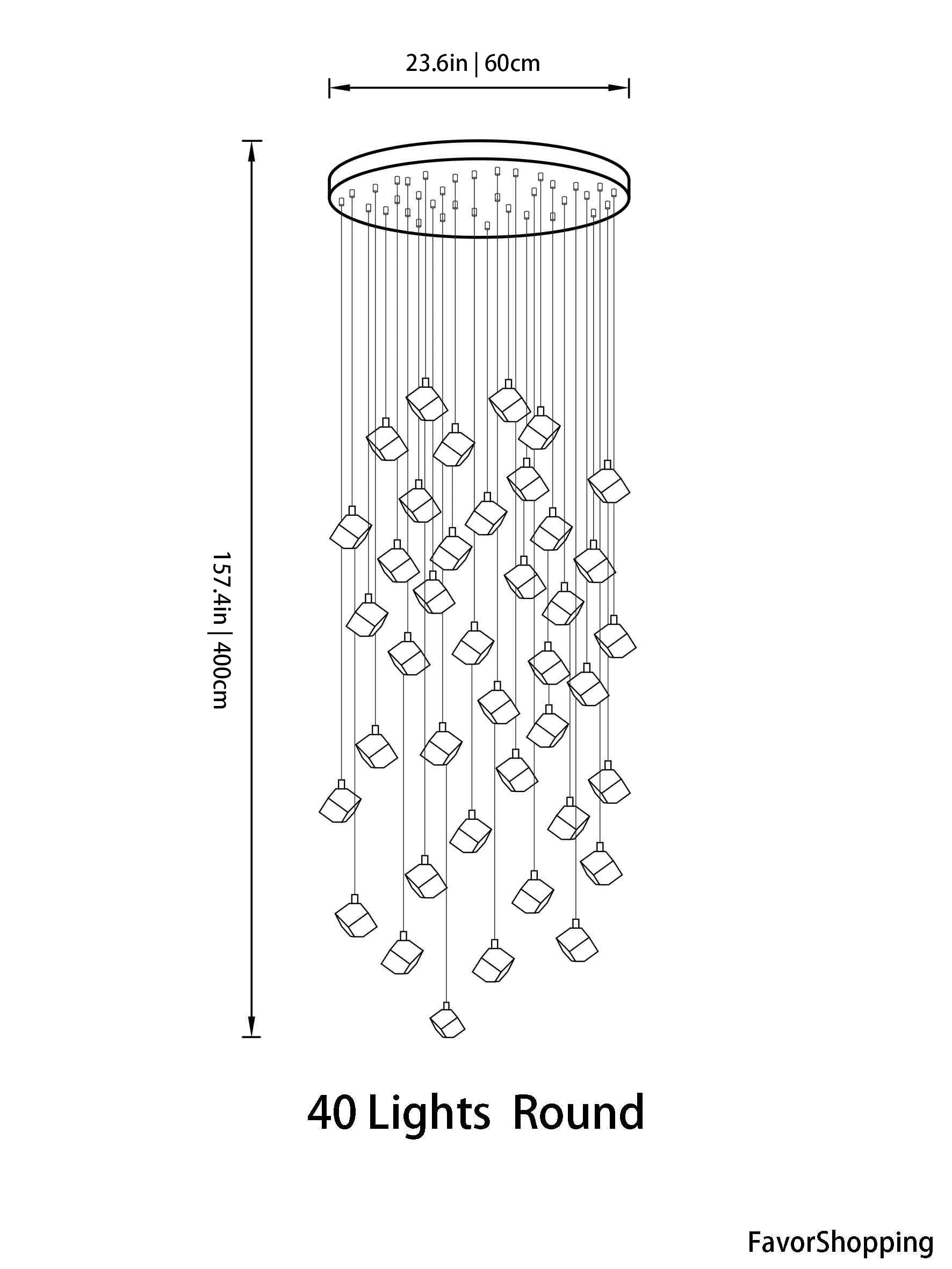 Ice Cube Transparent Crystal Chandelier For High Ceiling And Large Entryway