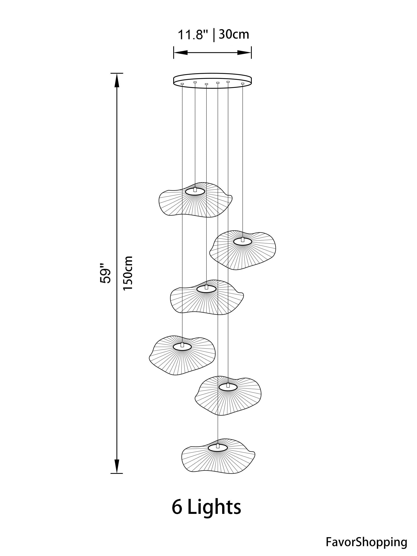 Floating Castle Raindrop LED Daisy Foyer Pendant Light - Grand Interior Decoration