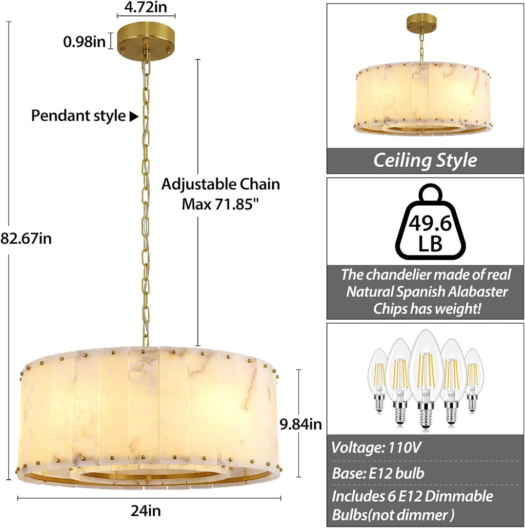 Alabaster Chandelier
