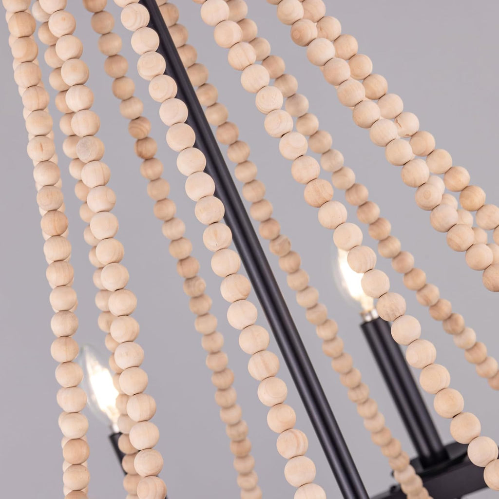 38", 12 Light Black Wagon Wheel Chandelier