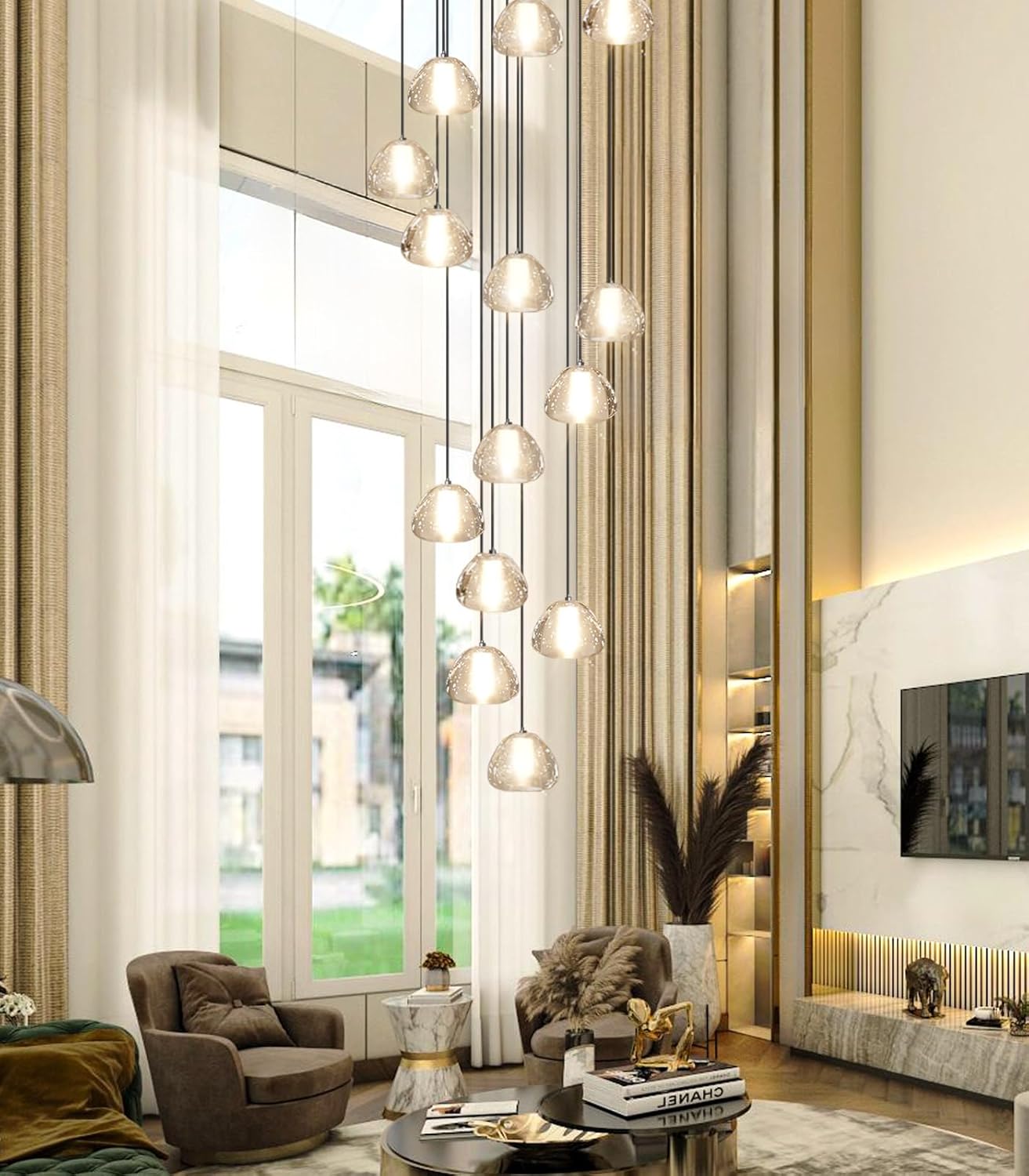 Staircase 118" Long Black LED Lighting