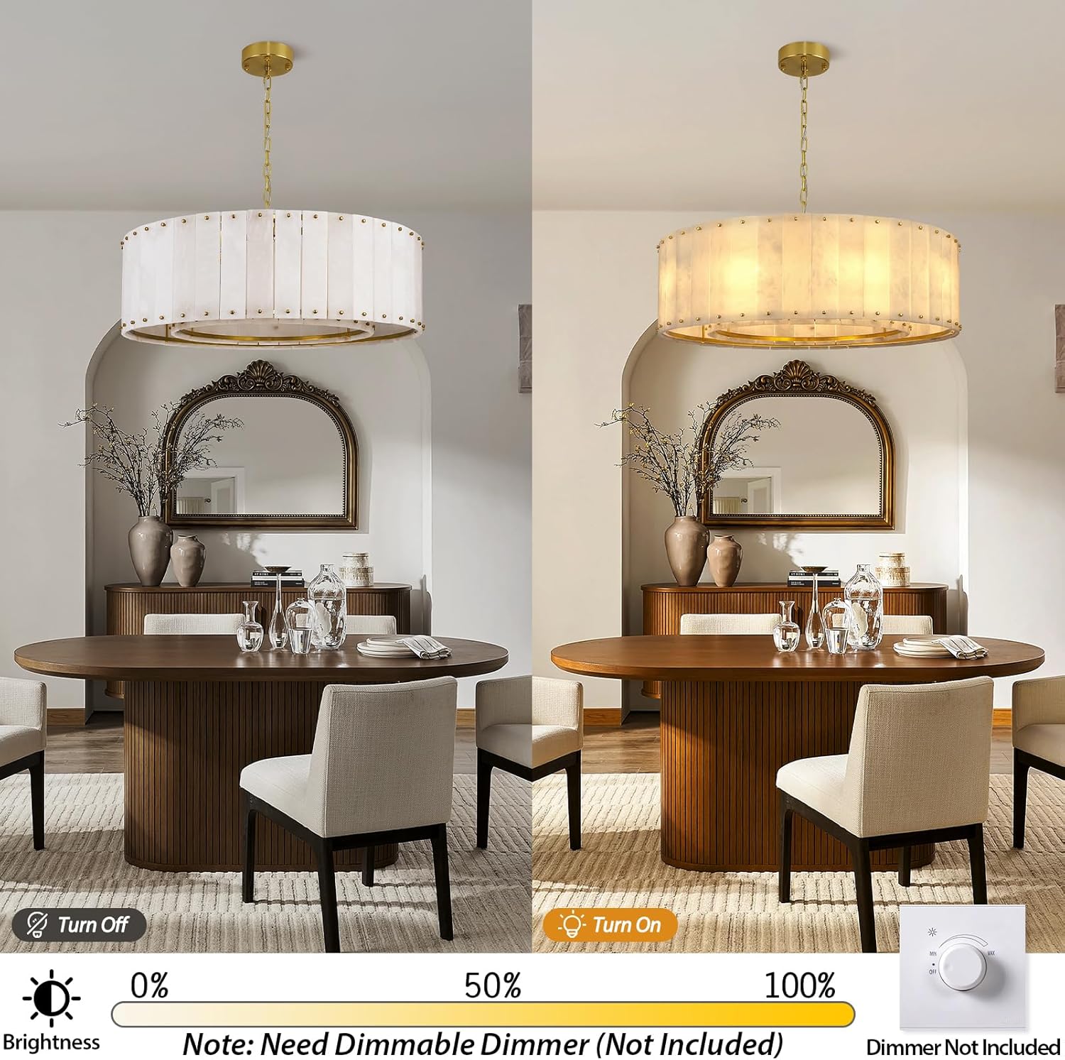 Alabaster Chandelier