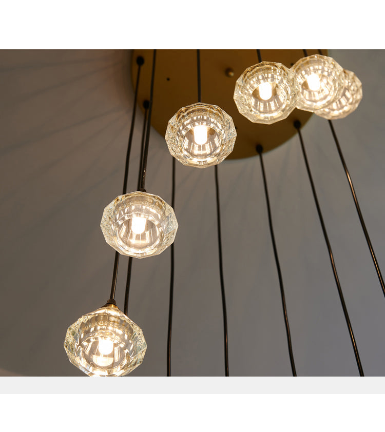 Modern LED Multi-Light Chandeliers For High Ceilings
