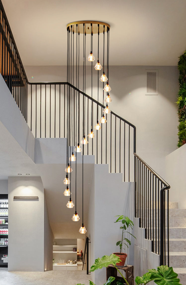 Modern LED Multi-Light Chandeliers For High Ceilings