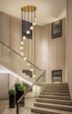 Modern LED Multi-Light Chandeliers For High Ceilings