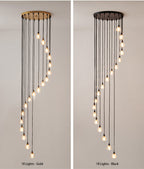 Modern LED Multi-Light Chandeliers For High Ceilings