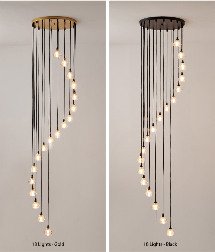 Modern LED Multi-Light Chandeliers For High Ceilings