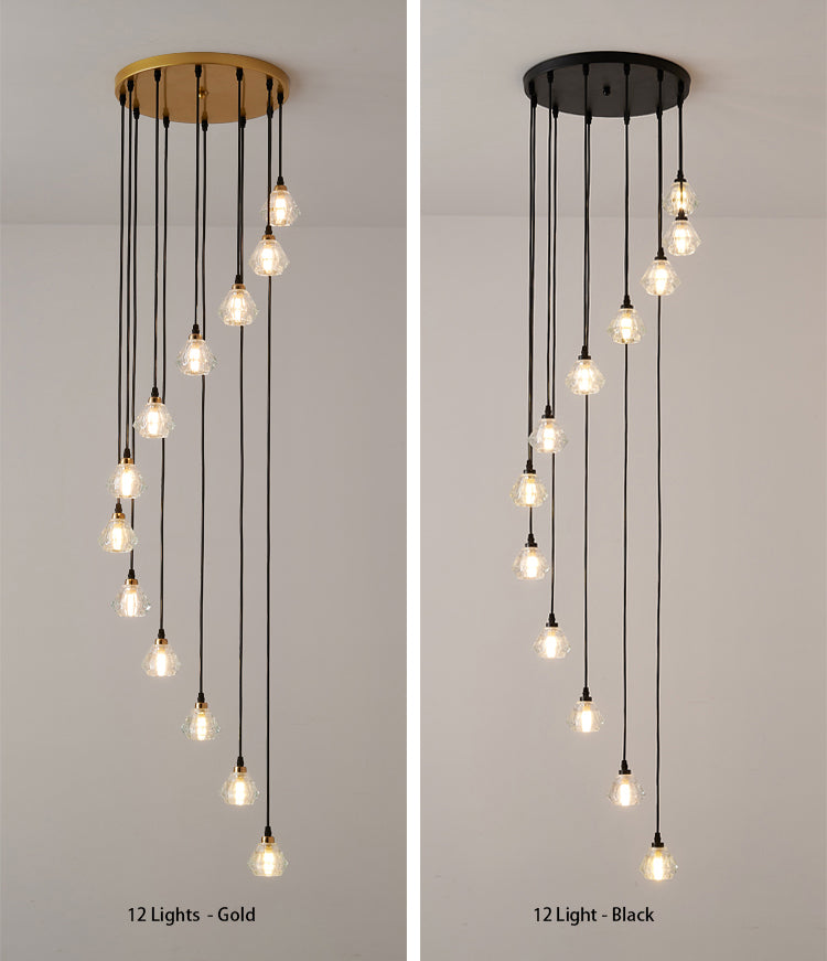 Modern LED Multi-Light Chandeliers For High Ceilings