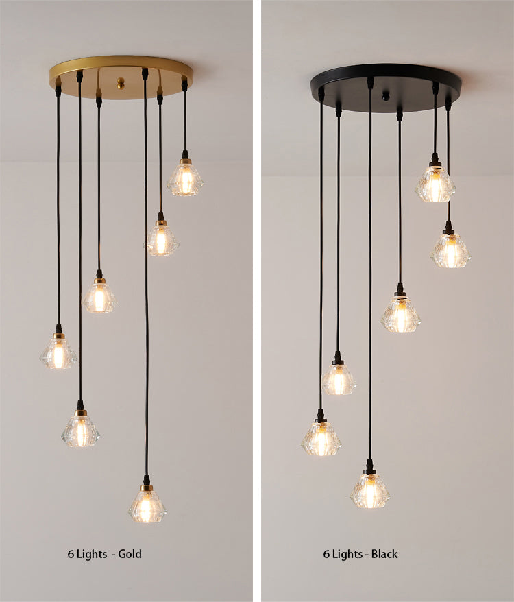 Modern LED Multi-Light Chandeliers For High Ceilings