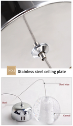 Spiral Multi-Light Crystal Bubble Chandelier For Large & Small House Lobby