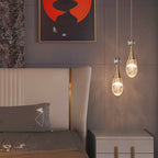 Raindrop Crown Jellyfish Crystal Chandelier for 2 Story Foyer and Hotel Lobby