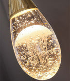 Raindrop Crown Jellyfish Crystal Chandelier for 2 Story Foyer and Hotel Lobby