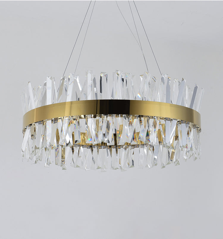 Crystal Circle Chandelier