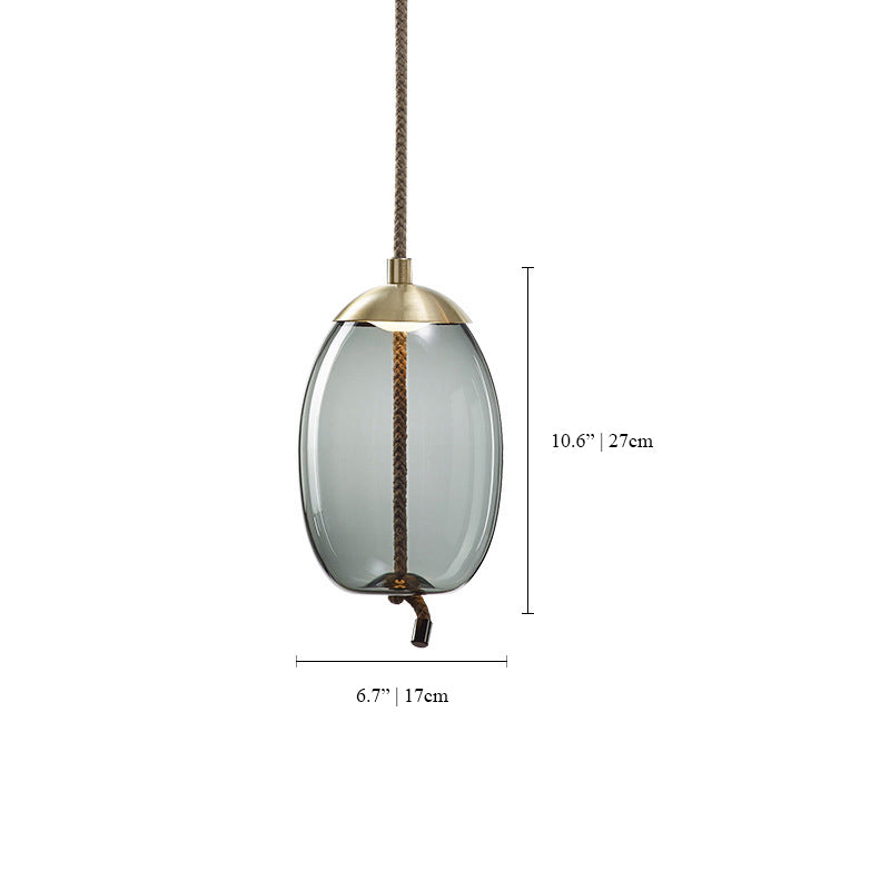 Lily Curve Glass Lamps