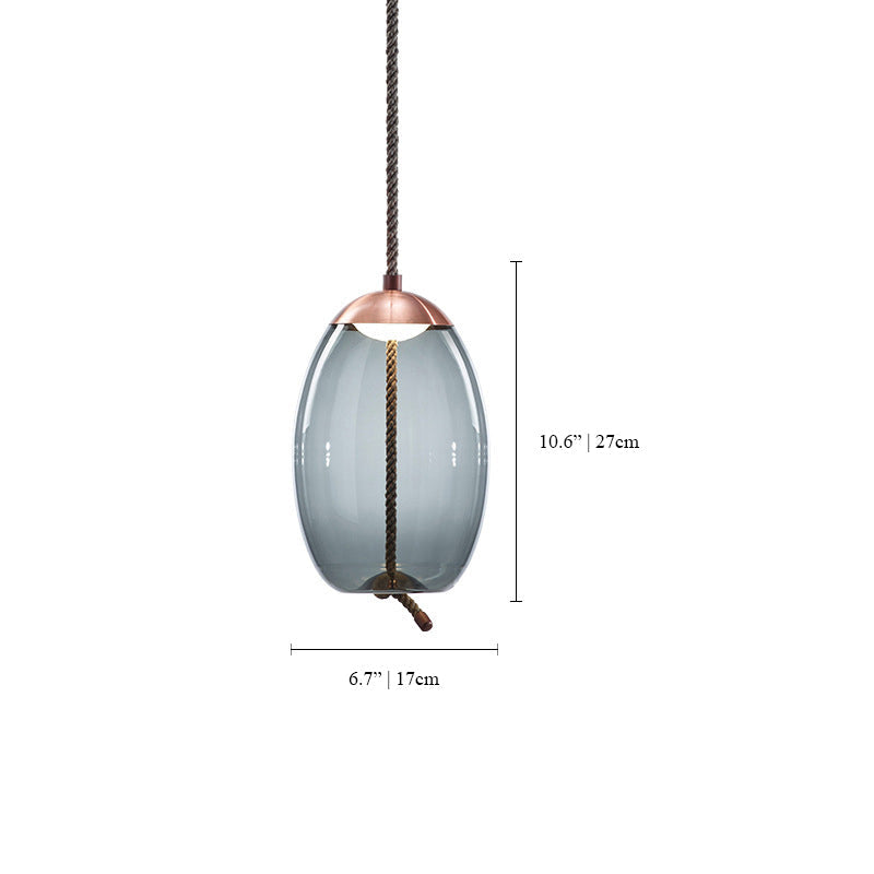 Lily Curve Glass Lamps