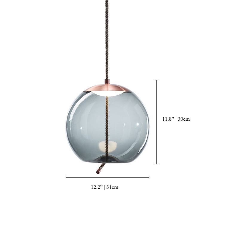 Lily Curve Glass Lamps