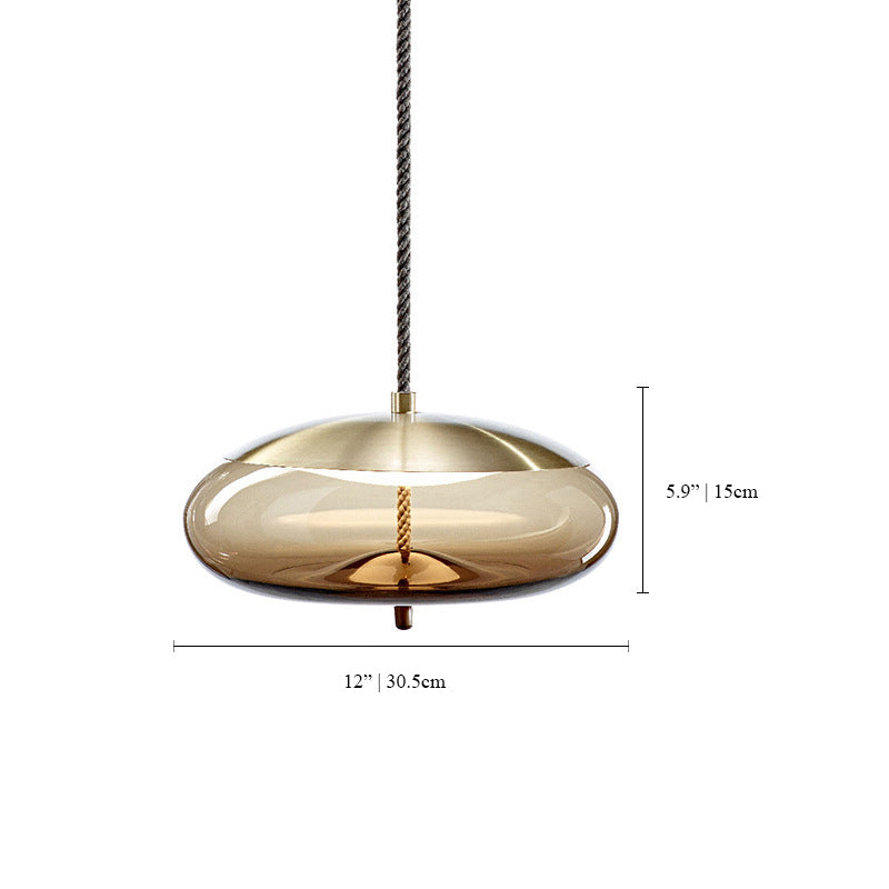 Lily Curve Glass Lamps