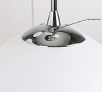 6-Tier Round Raindrop Glass Globe Long Hanging Chandelier - Ceiling Lights