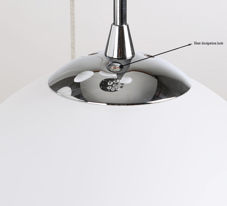 6-Tier Round Raindrop Glass Globe Long Hanging Chandelier - Ceiling Lights