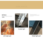 Icicle Crystal Cluster Modern Chandeliers For Foyer