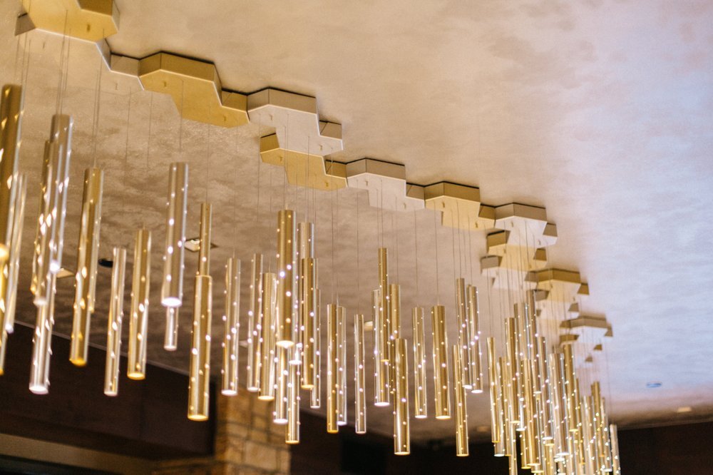 Romantic Long Drop Starlight Cylindrical Chandelier