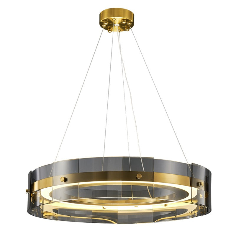 Round Glass Pendant Light