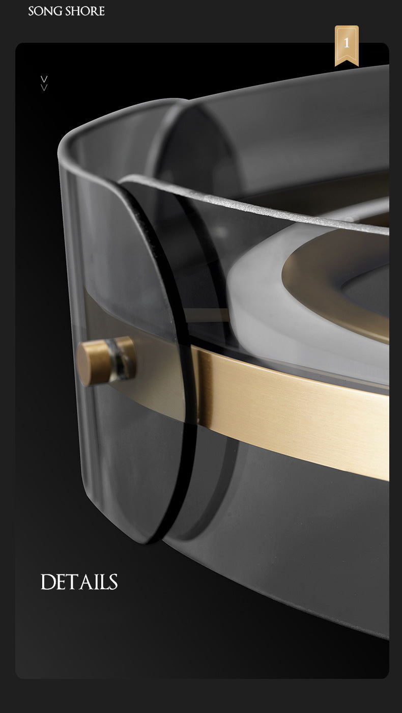 Round Glass Pendant Light