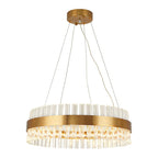 Circle Ring Luxury Crystal Flush Mount Ceiling Light Living Room