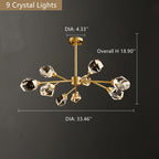 Branch With Diamond Crystal Chandelier
