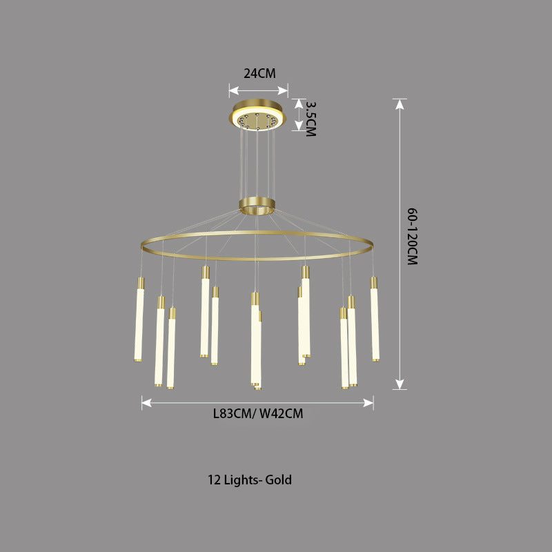 Sparkling Silicone Chandelier