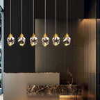 Luxury Raindrop Diamond Crystal Staircase Chandelier - Home Innovation Design