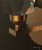 Crystal Diamond Torch Wall Sconce