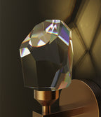 Crystal Diamond Torch Wall Sconce