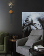 Crystal Diamond Torch Wall Sconce