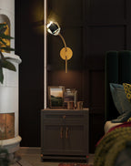 Crystal Diamond Torch Wall Sconce