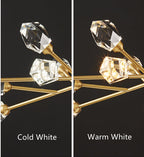 Branch With Diamond Crystal Chandelier