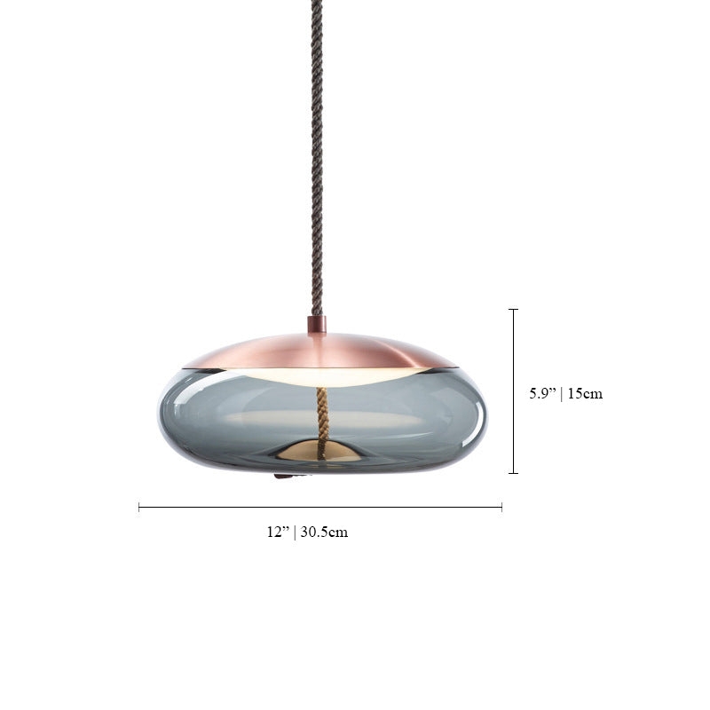 Lily Curve Glass Lamps