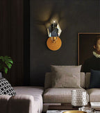 Crystal Diamond Torch Wall Sconce