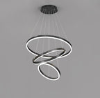 Circle Linear Modern Lighting Fixture for Living Room and High Ceiling Foyer