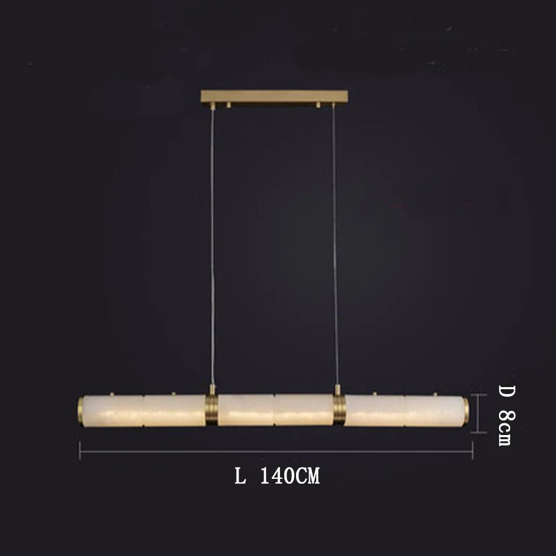 Labster Pillar Linear Kitchen Chandelier