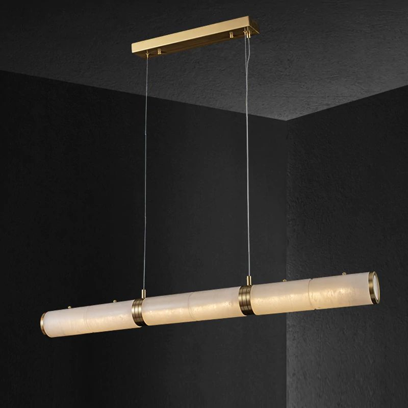 Labster Pillar Linear Kitchen Chandelier