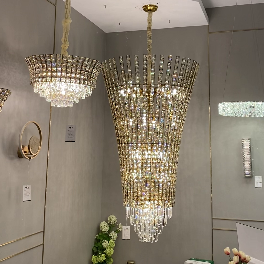 New Luxury Creative Multi-tiered Crystal Chandelier