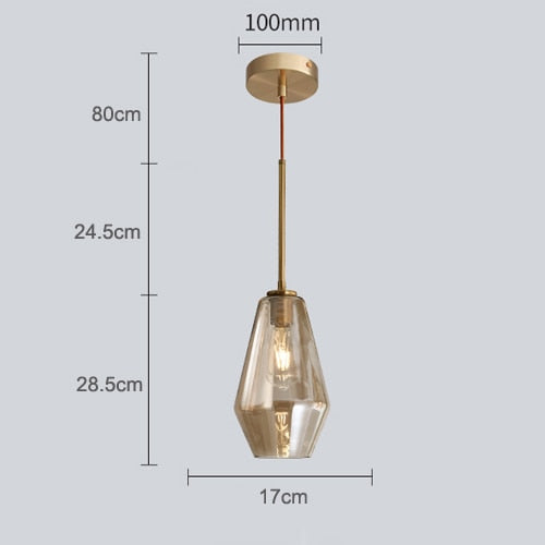Nordic Modern Glass Pendant Lights